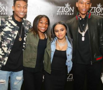 Jirah with her brothers, Koraun and Zion, and sister, Iyanna